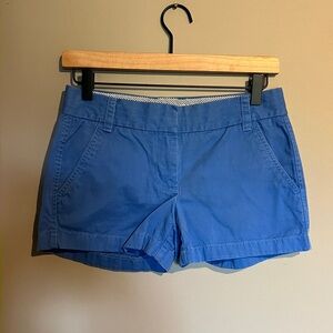 J. Crew Chino Blue Women's Shorts Size 00